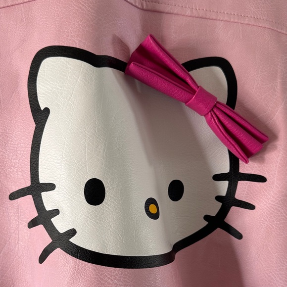 Dolls Kill Pink Leather Jacket with Studs - Picture 4 of 7